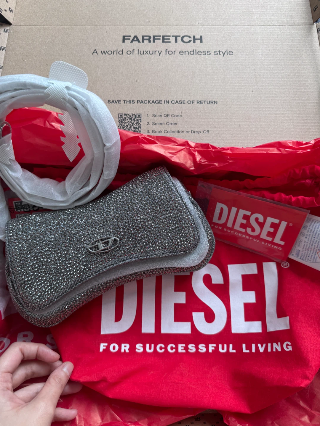 Diesel Embellished Clutch Bag - photo 2