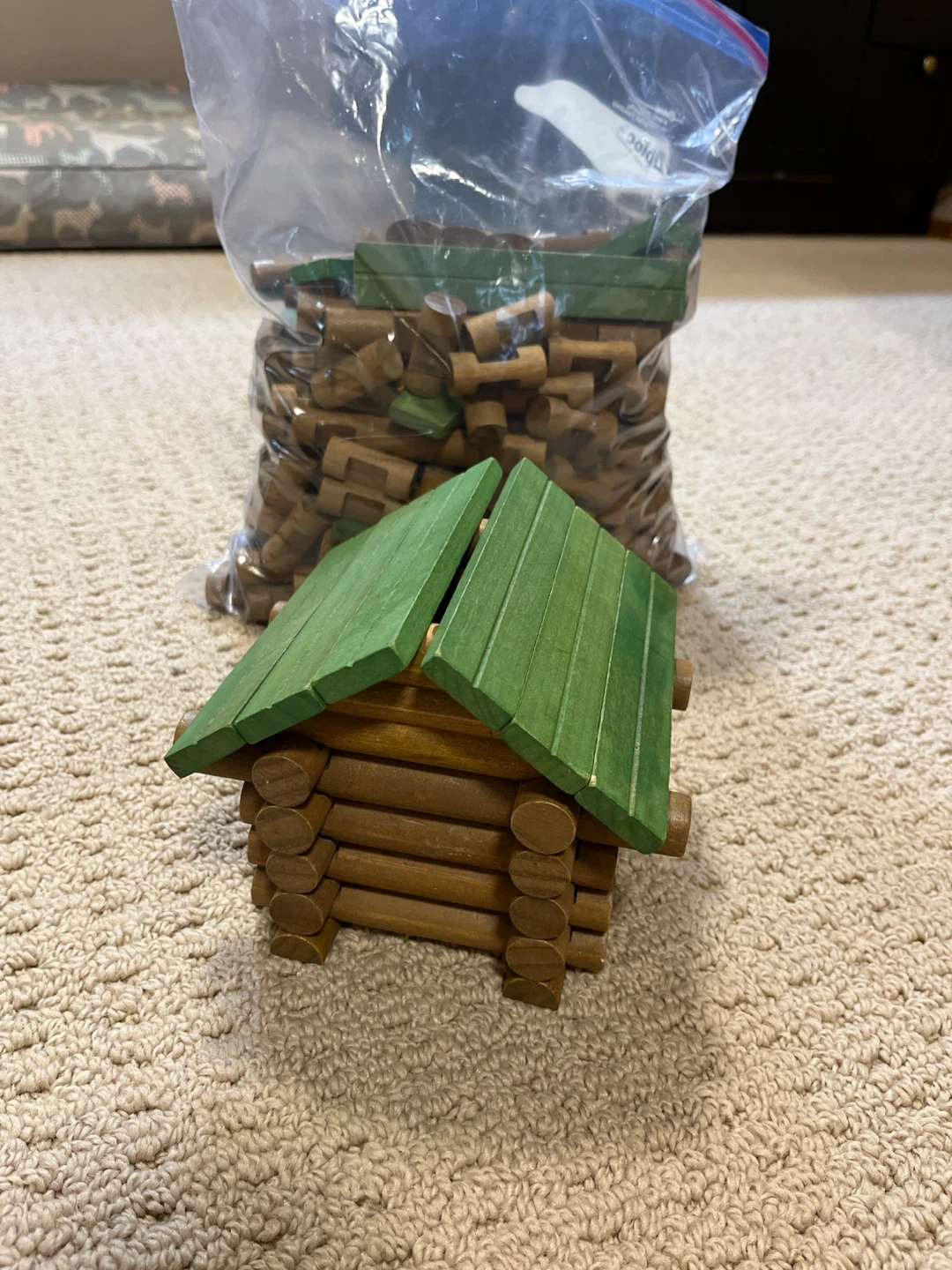 Log Building Toy Set