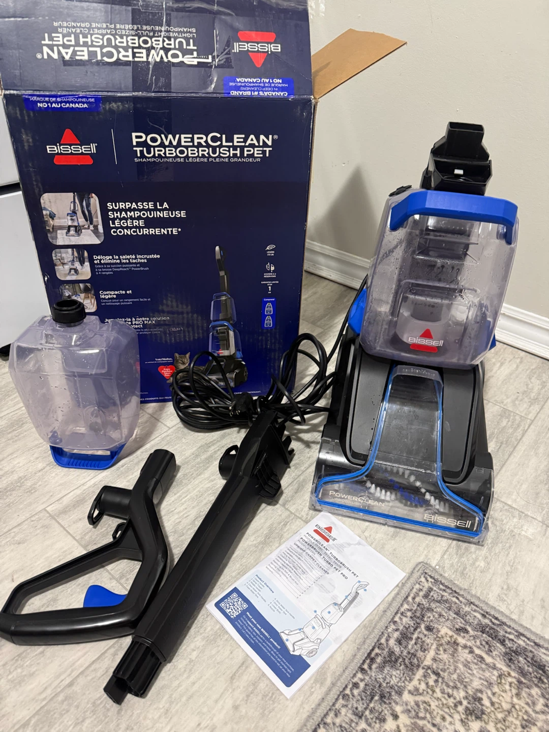 LIKE NEW Bissell PowerClean Turbo Carpet Cleaner - photo 2