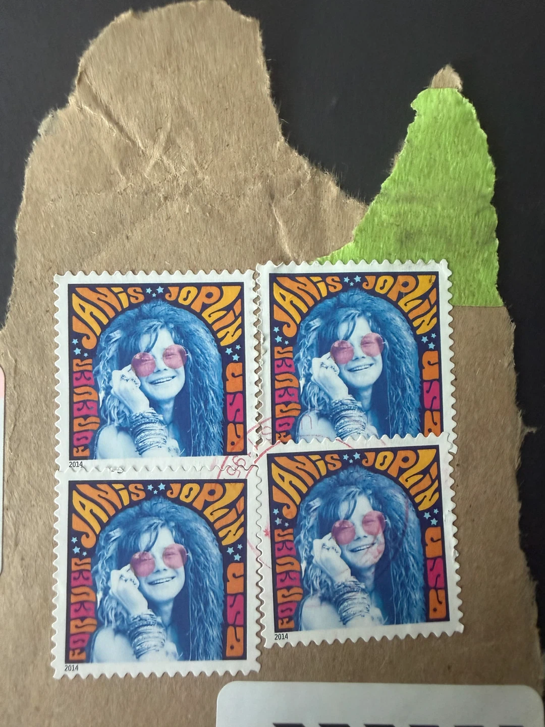 Janis Joplin 4-Stamp 2014