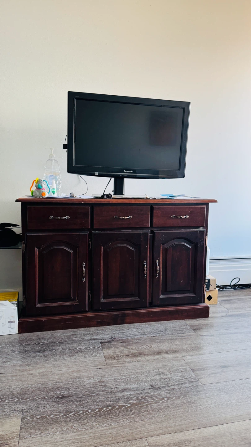 Dark Wood Sideboard / TV Stand