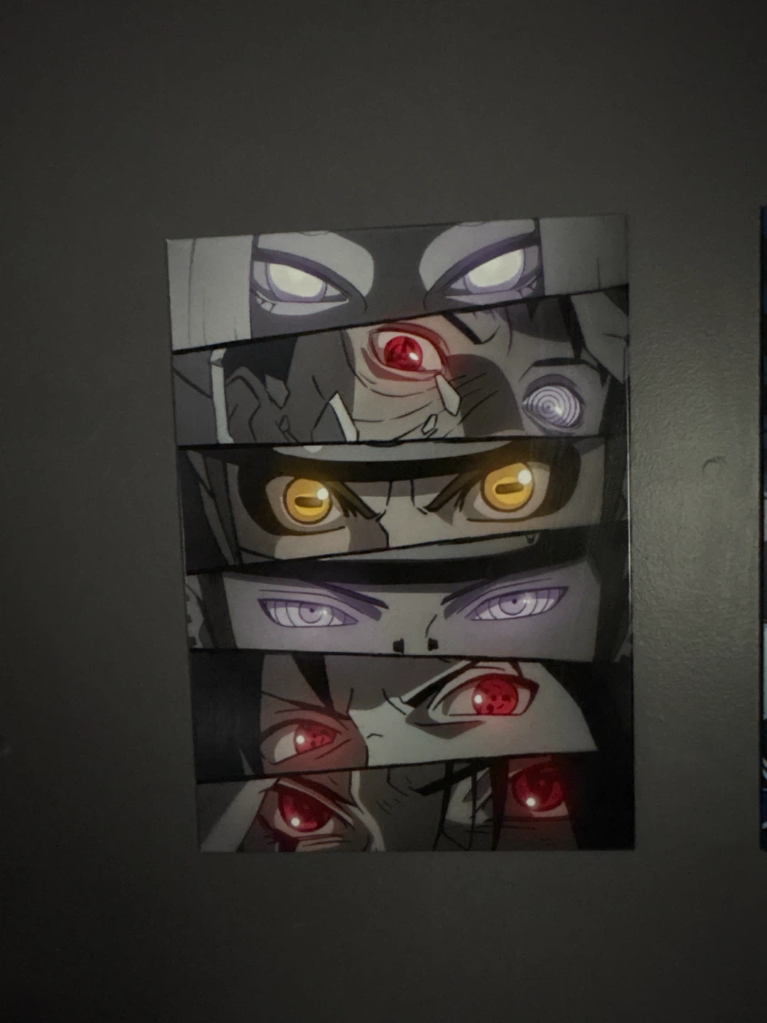 Naruto Eyes Canvas Art