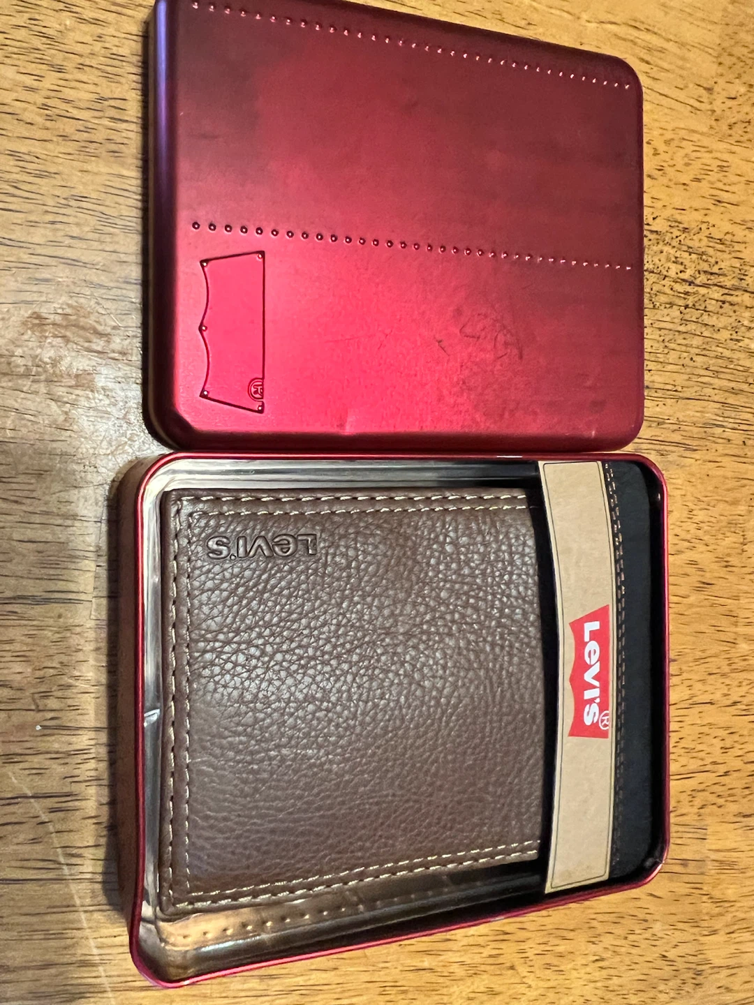 Levi’s Brown Leather Men’s Wallet