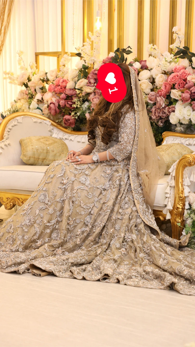 Embellished Bridal Dress with Veil - photo 4