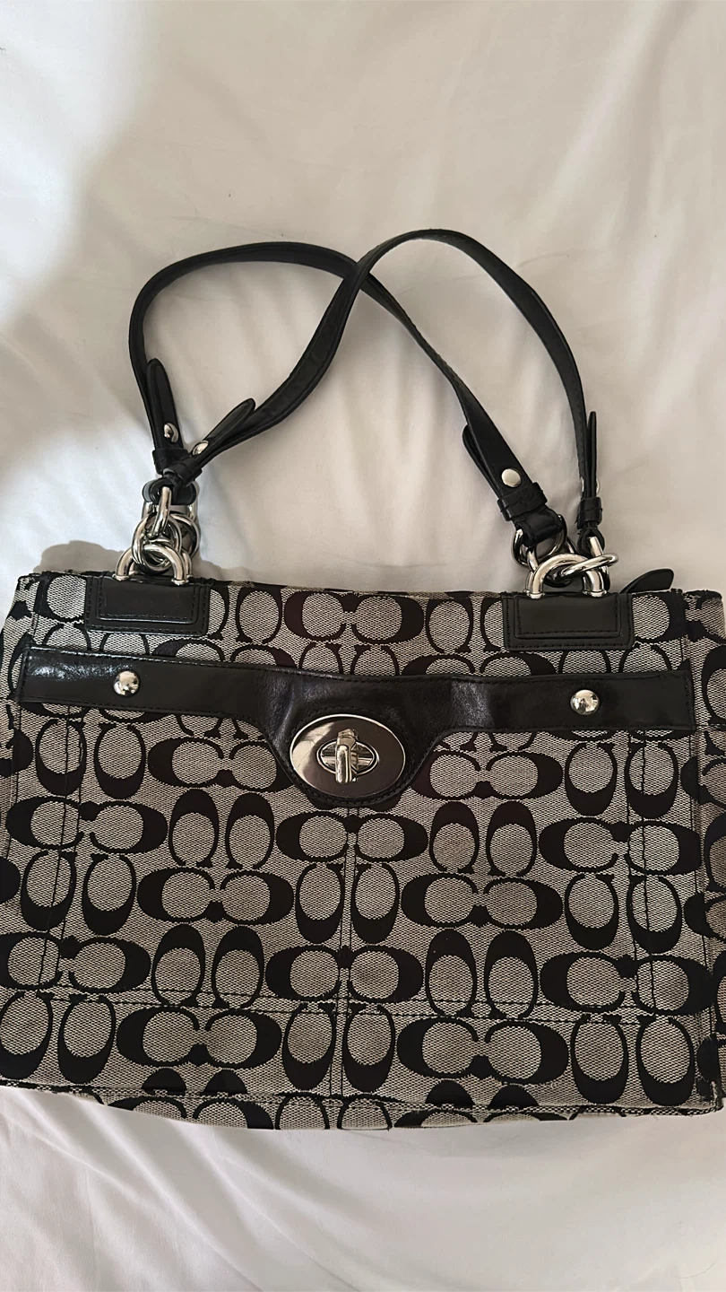 Coach Monogram Shoulder Bag