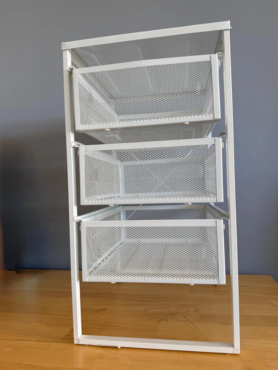 Ikea lennart White 3-Drawer Mesh Storage Unit