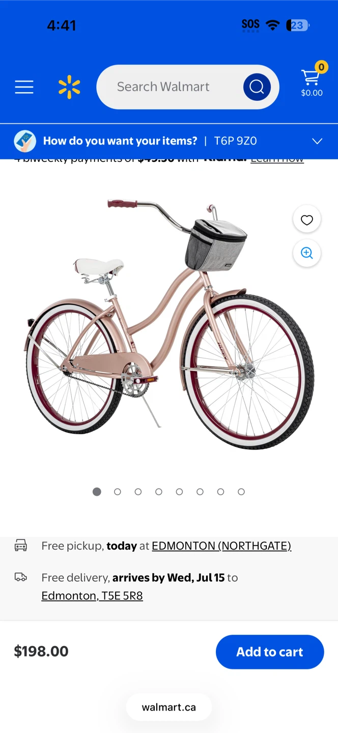 Huffy Bicycle with Basket