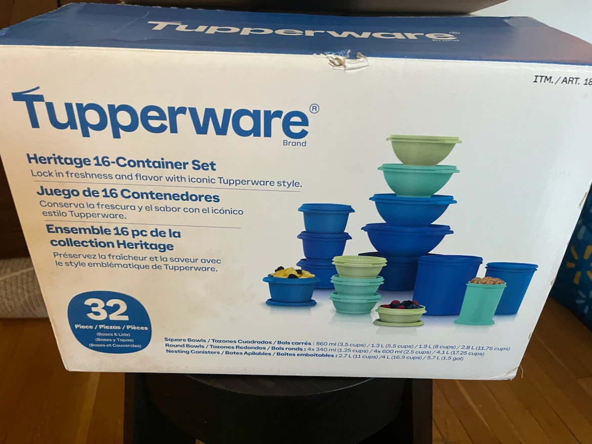 Tupperware Heritage 16-Container Set