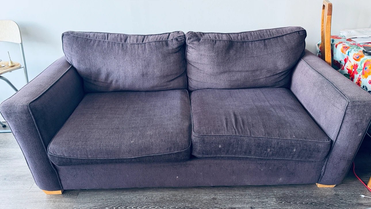 Dark Grey 2-Seater Sofa
