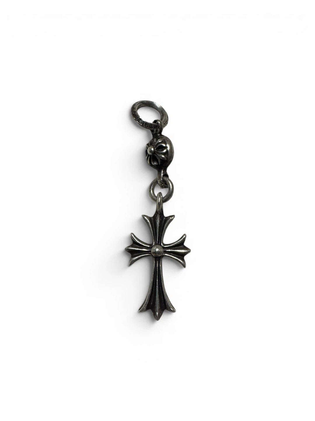 Chrome Hearts 1 Ball Tiny Cross Pendant