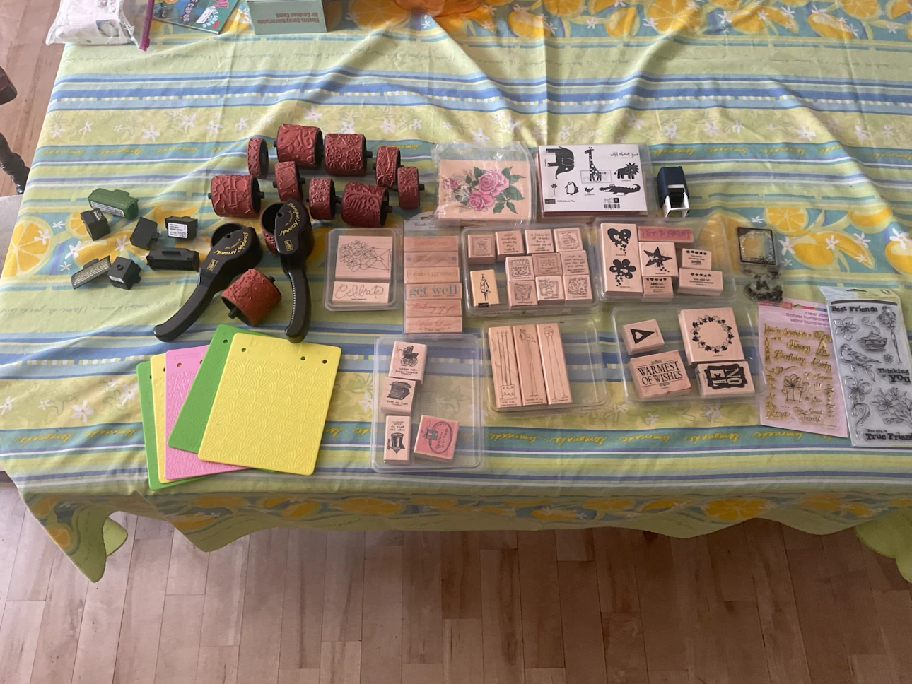 Assorted Craft Stamps and Accessories
