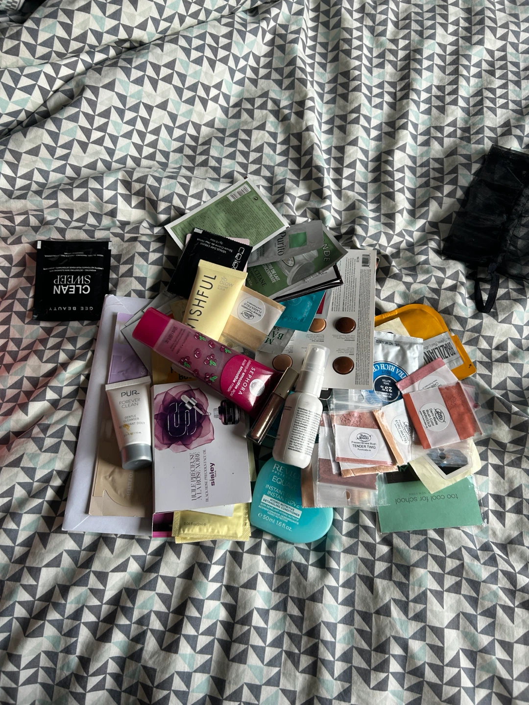 Assorted Skincare Samples and Miniatures