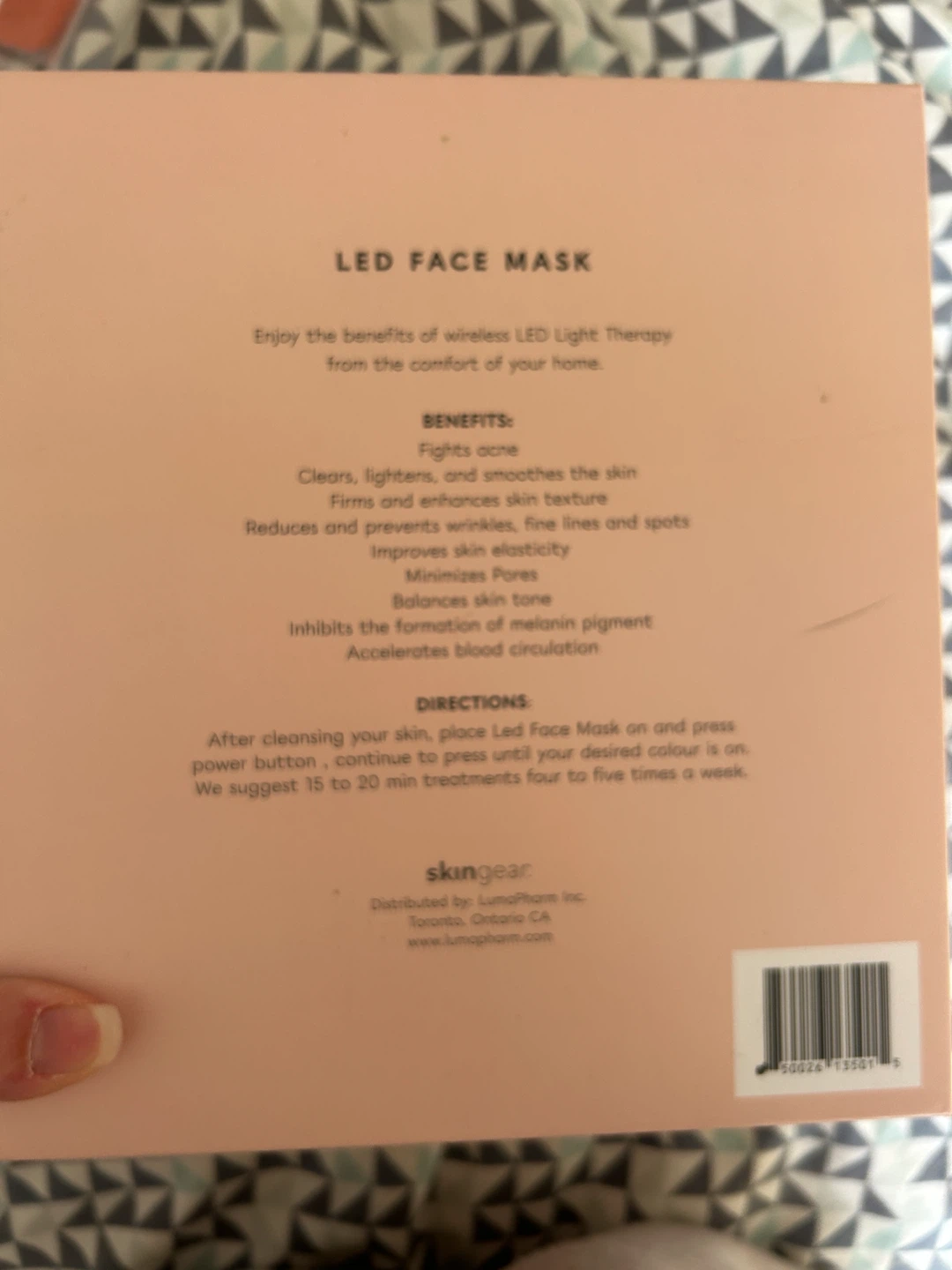 SkinGear LED Face Mask - photo 3