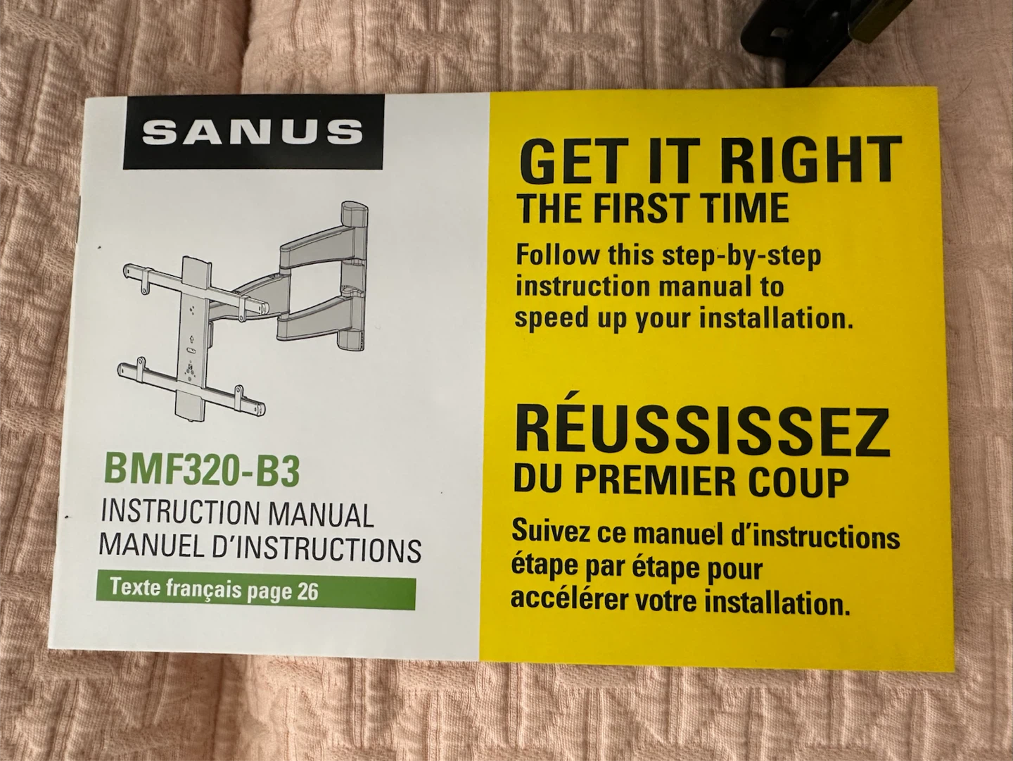 43” Samsung TV + Full Motion TV Wall Mount - photo 2
