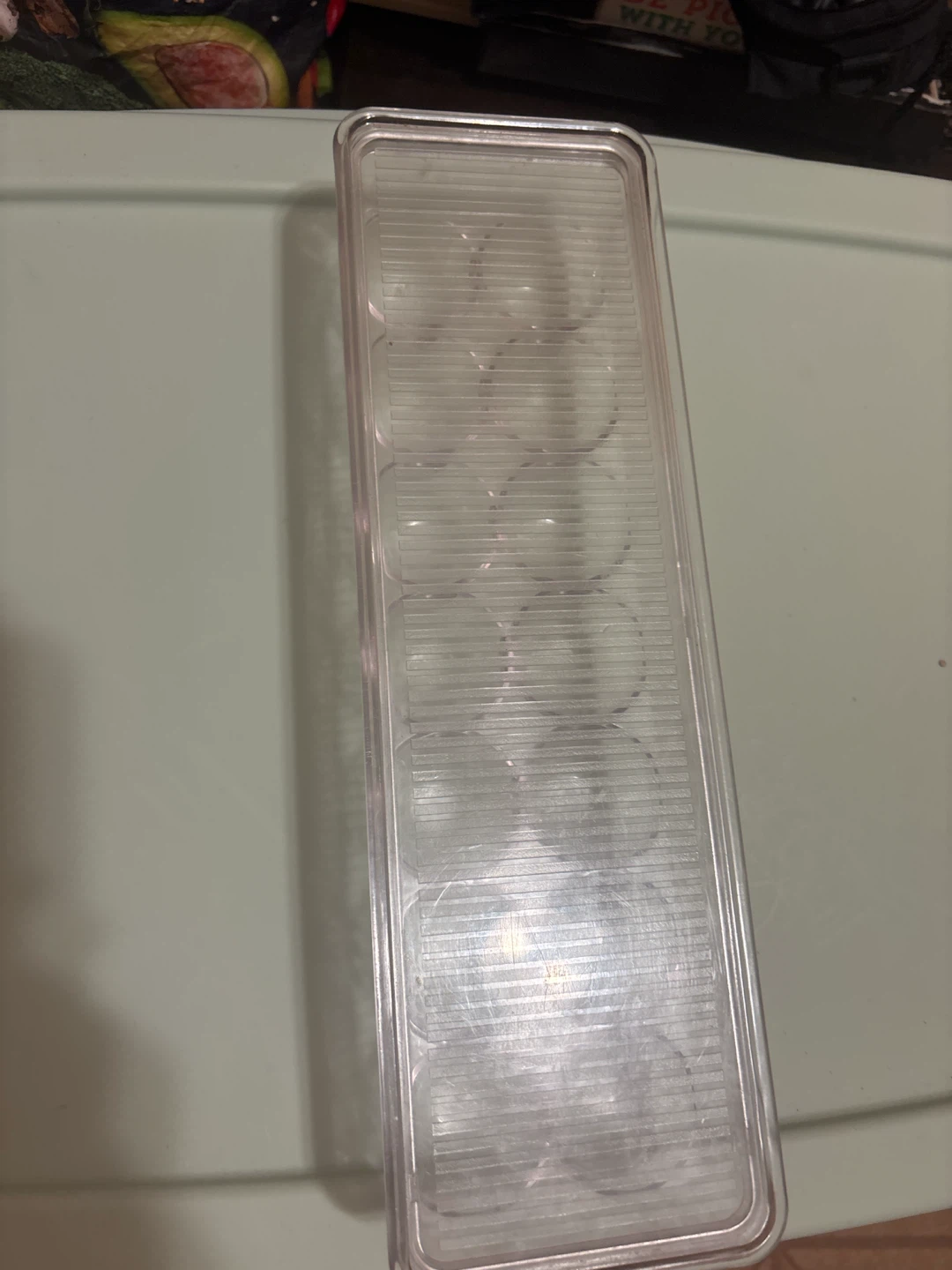 Clear Plastic Egg Holder with Lid