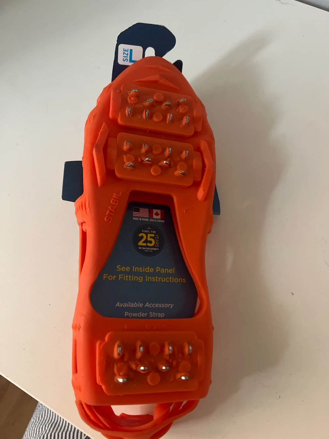STABILicers Outdoor Traction Cleats - Orange