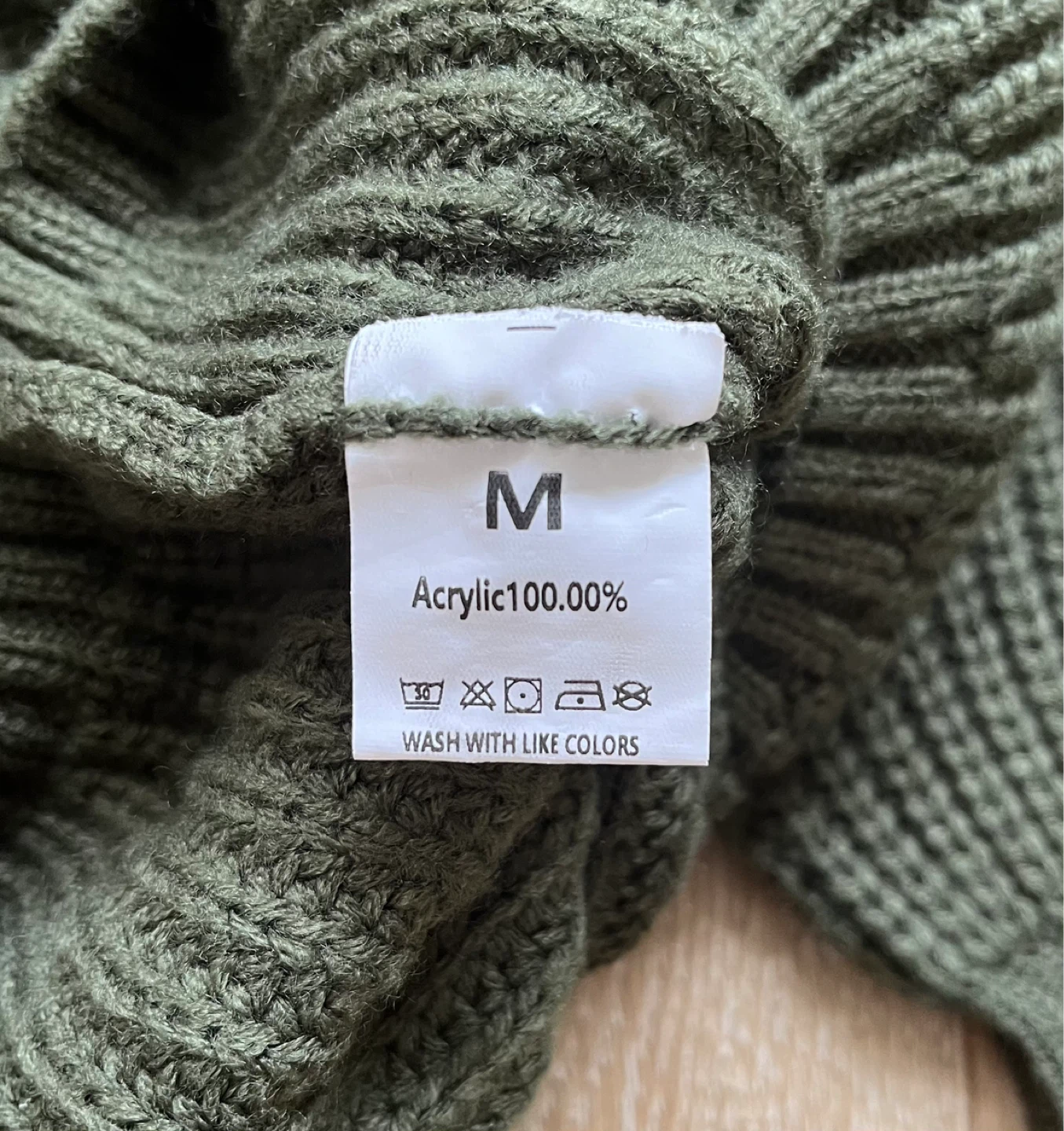 Women's Green Knit Sweater Size M - photo 2