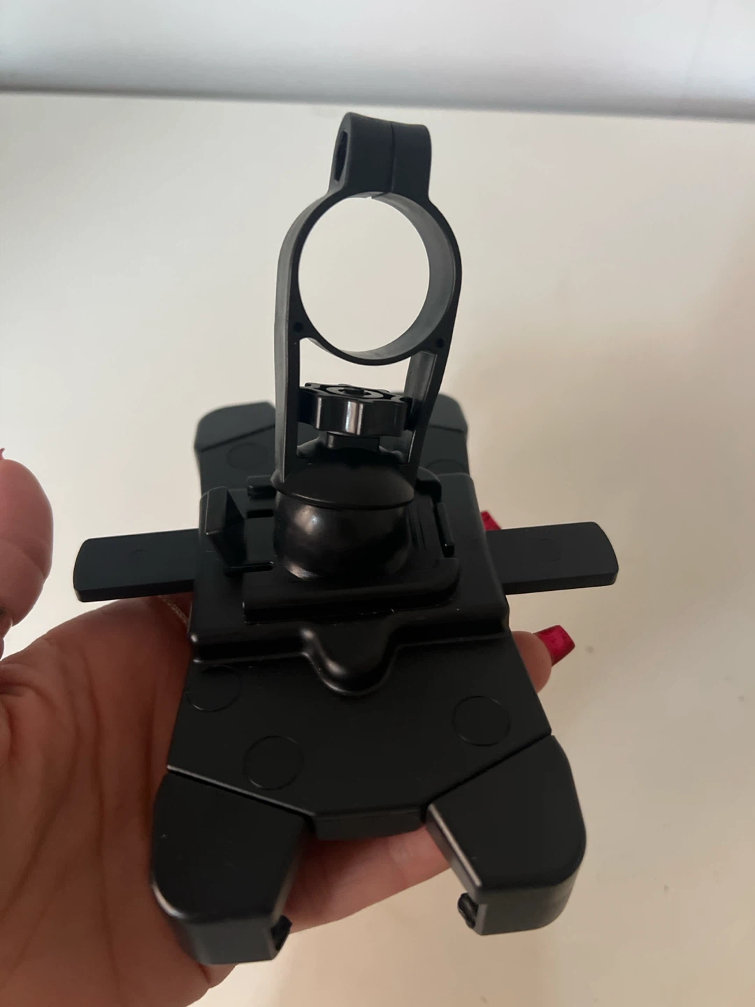 Black Universal Motorcycle Phone Mount - photo 2