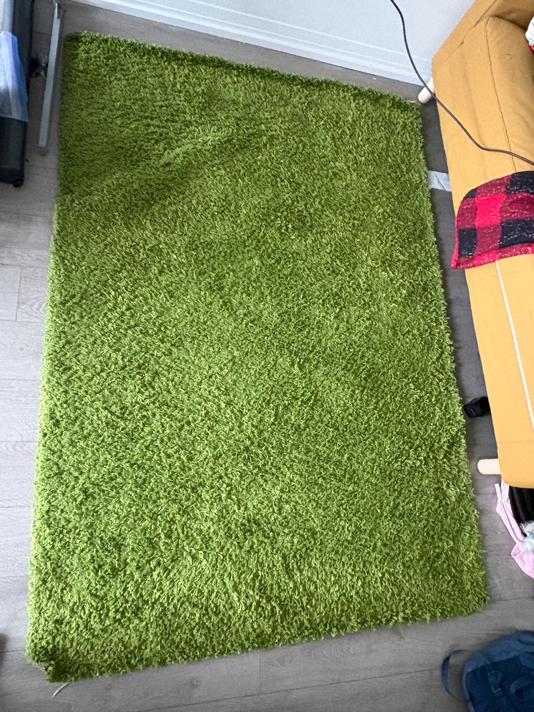 Green Fluffy Area Rug - photo 2