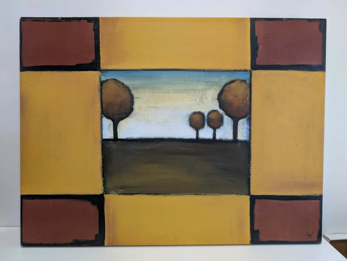 Abstract Landscape Painting