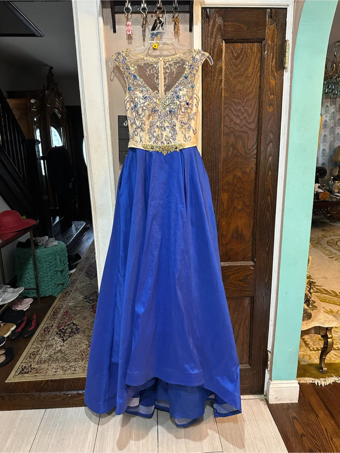 MacDuggal Beaded Formal Gown