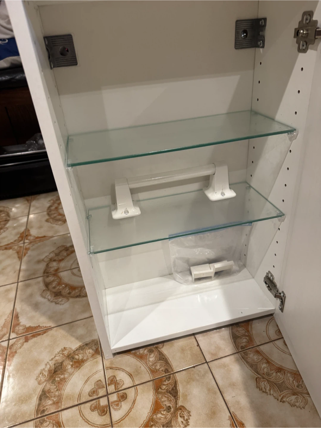 White Storage Cabinet - photo 2