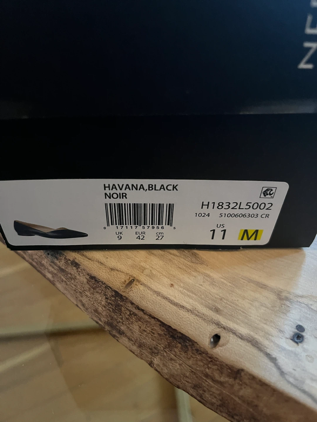 Naturalizer Havana Black Flats