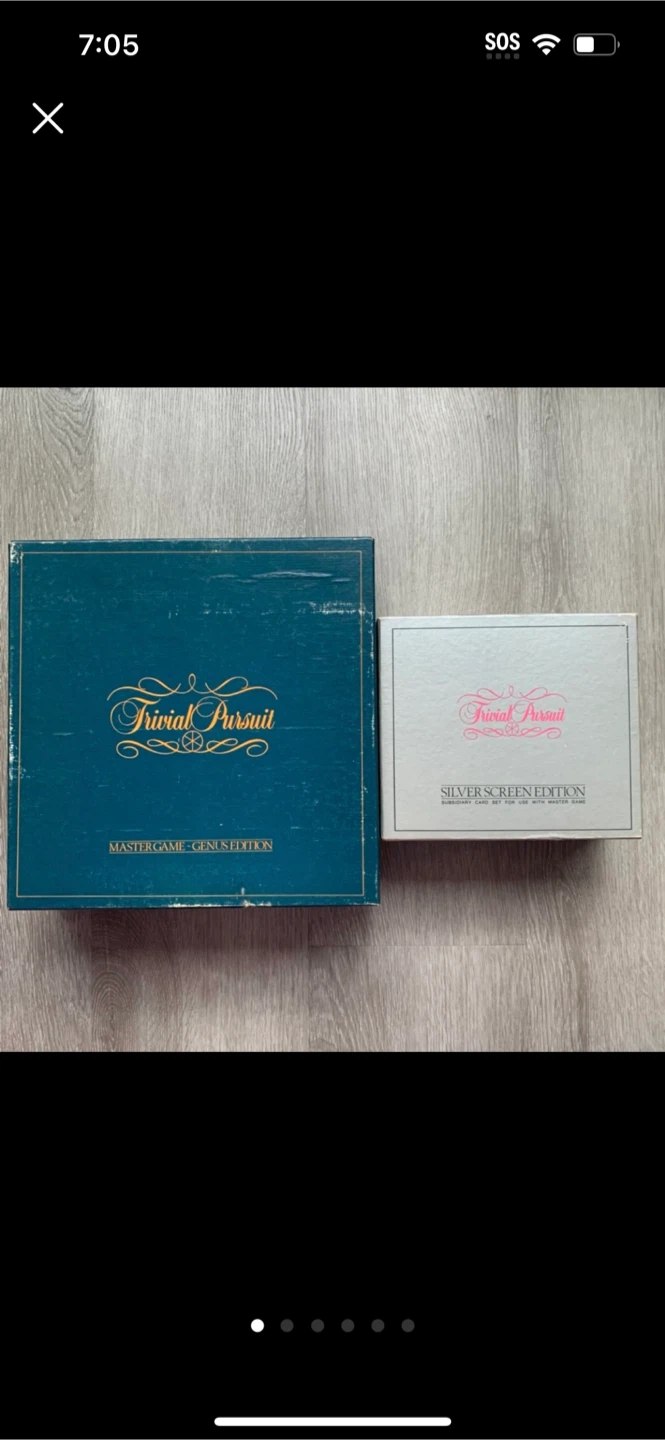 Vintage Trivial Pursuit game