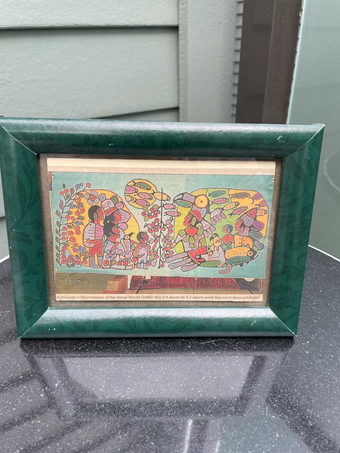 Norval Morrisseau Observations Astral World Framed Printed Image - photo 2