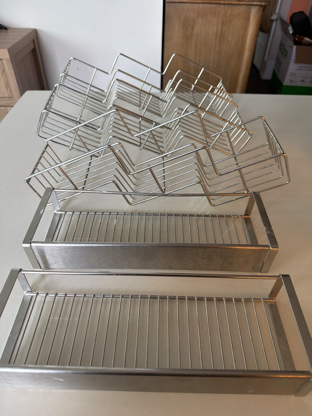 Metal shower or back of door organizers