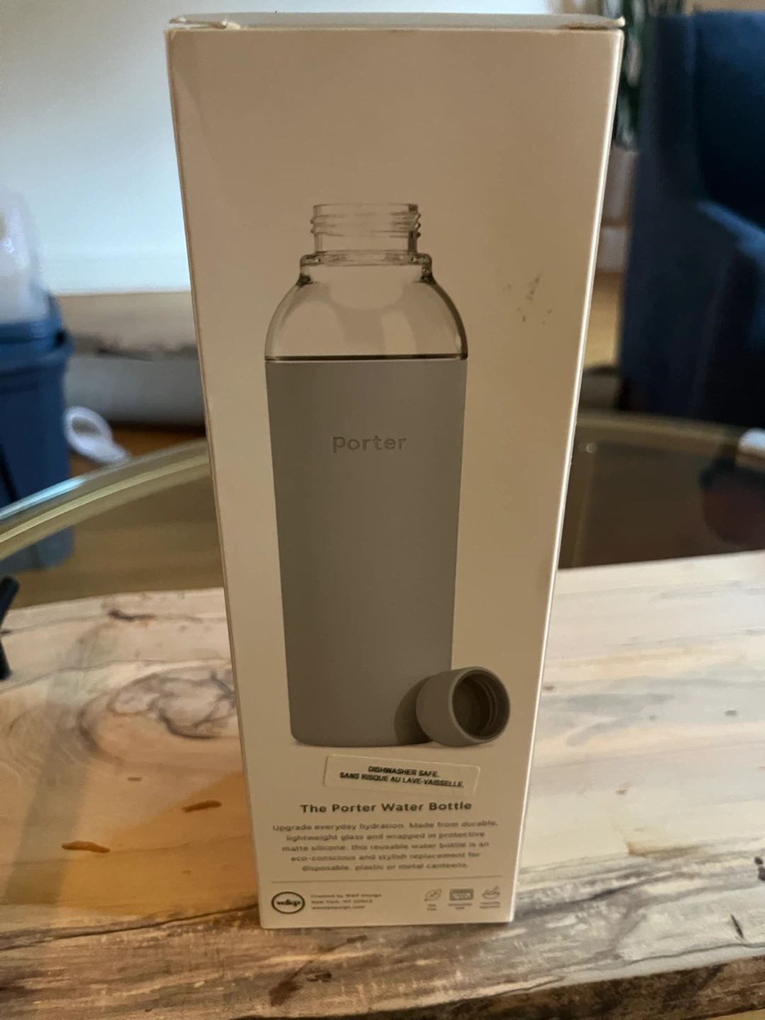 Porter Water Bottle - Grey - photo 2