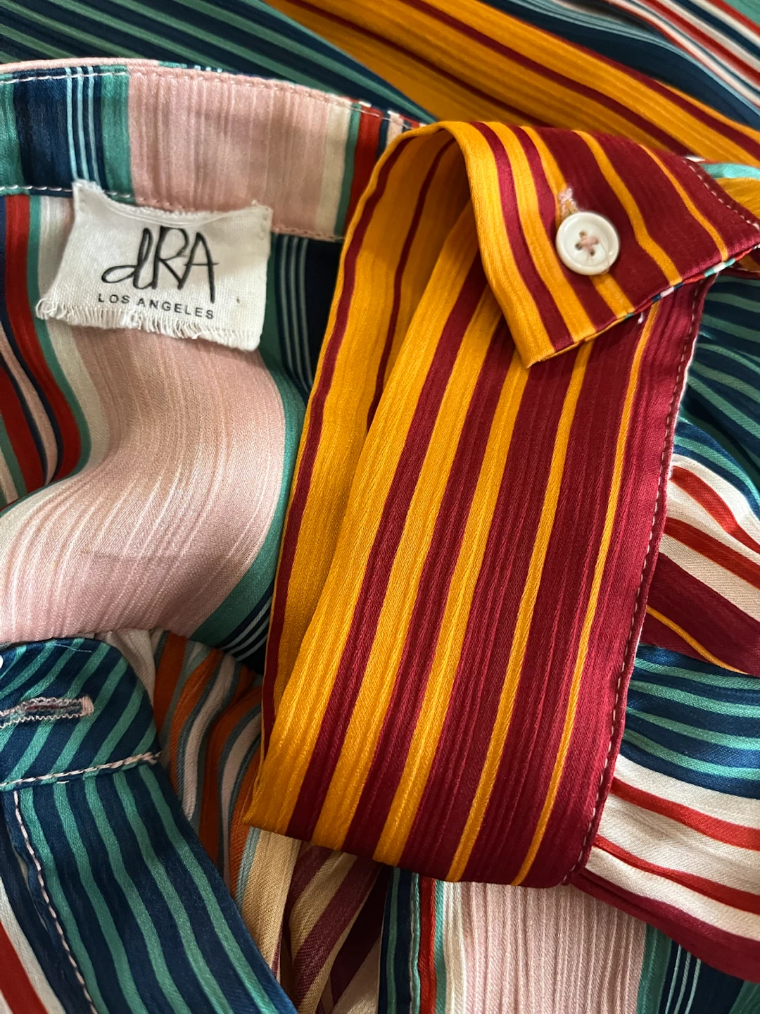 dRA Los Angeles Striped Jumpsuit Medium - photo 3