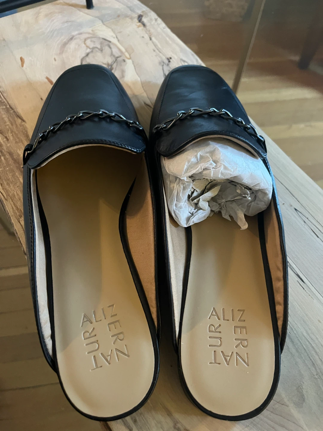 Naturalizer Havana Black Mules Size 11M - photo 2