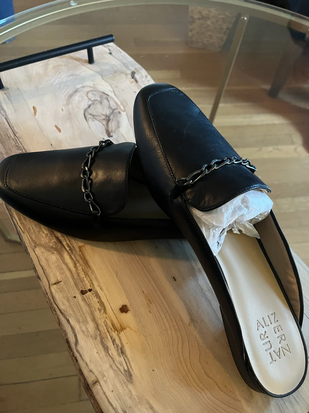 Naturalizer Havana Black Mules Size 11M - photo 3