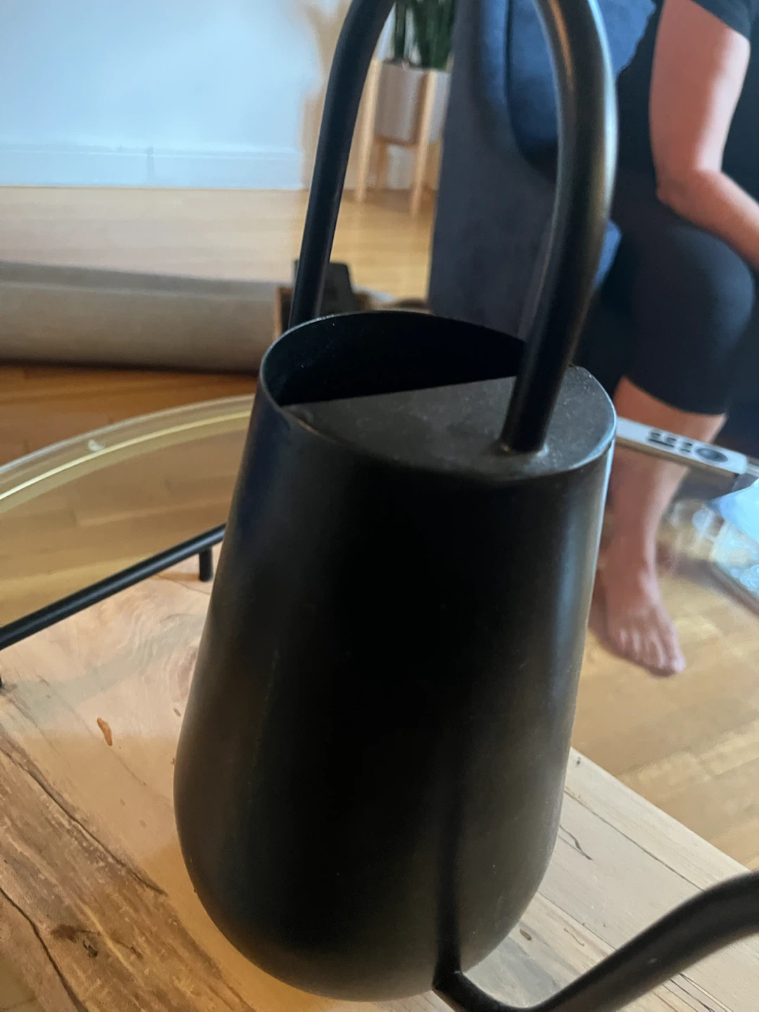 Black Metal Watering Can - photo 2
