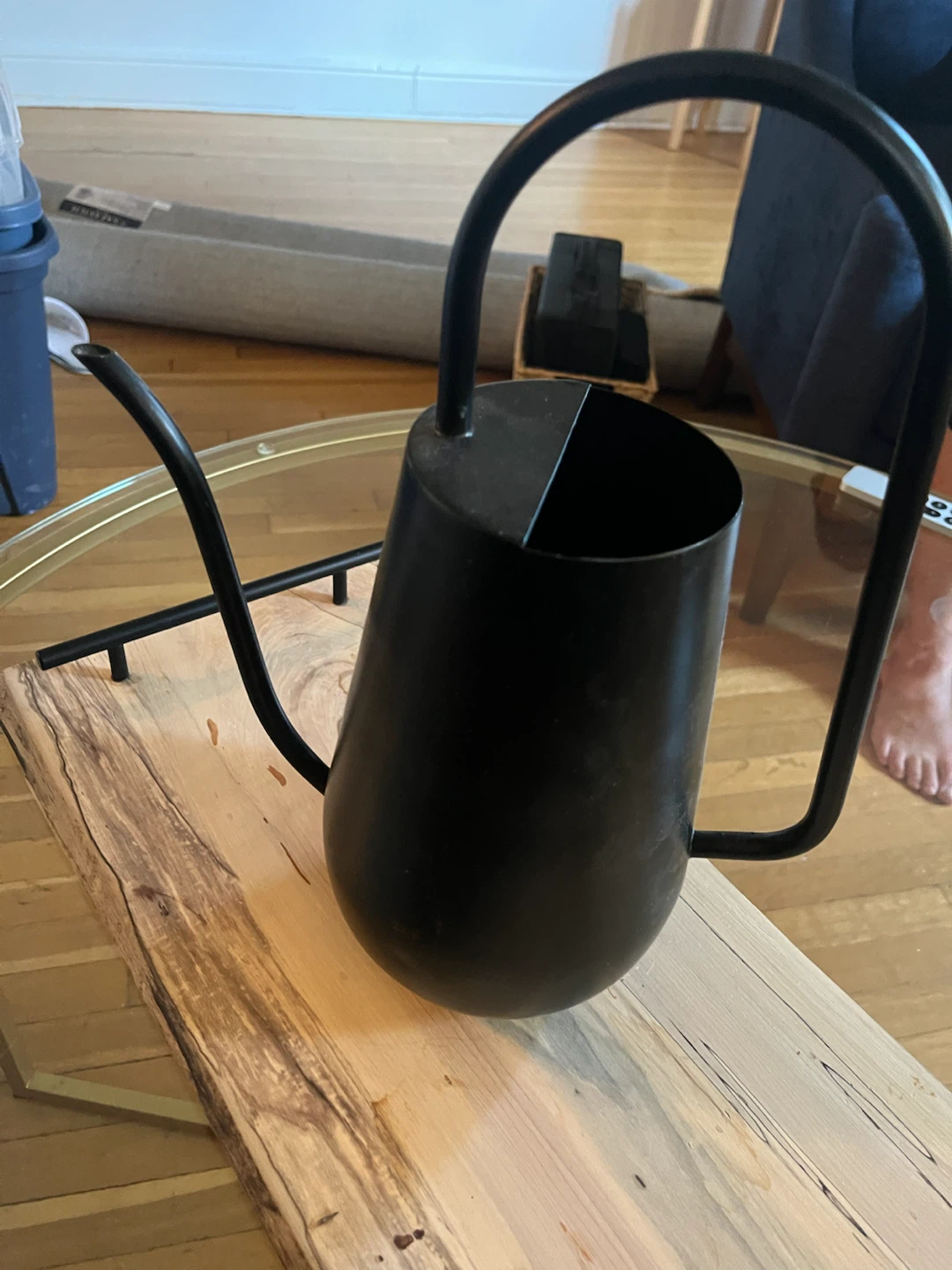 Black Metal Watering Can - photo 3