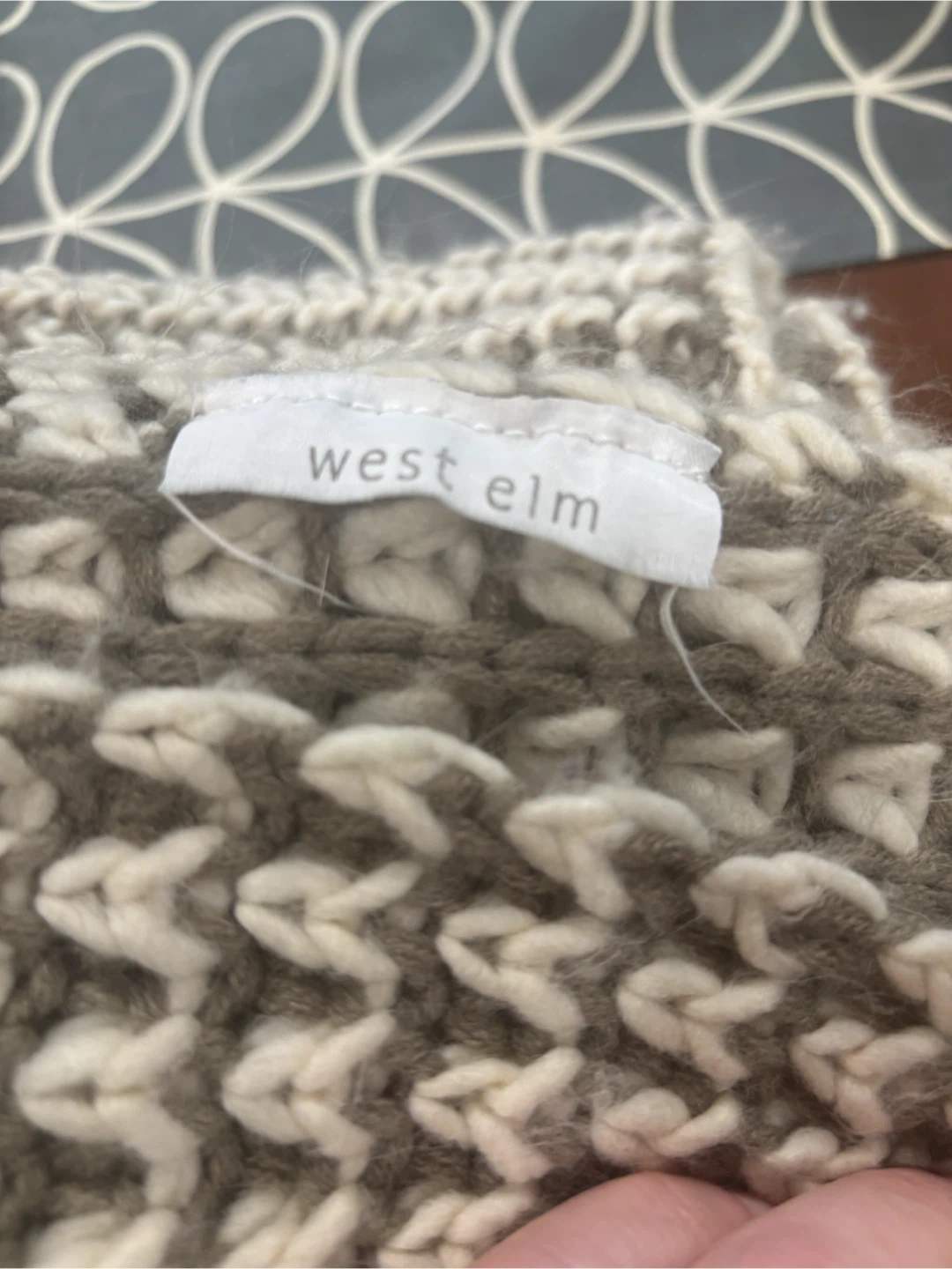 West Elm Knit Throw Blanket
