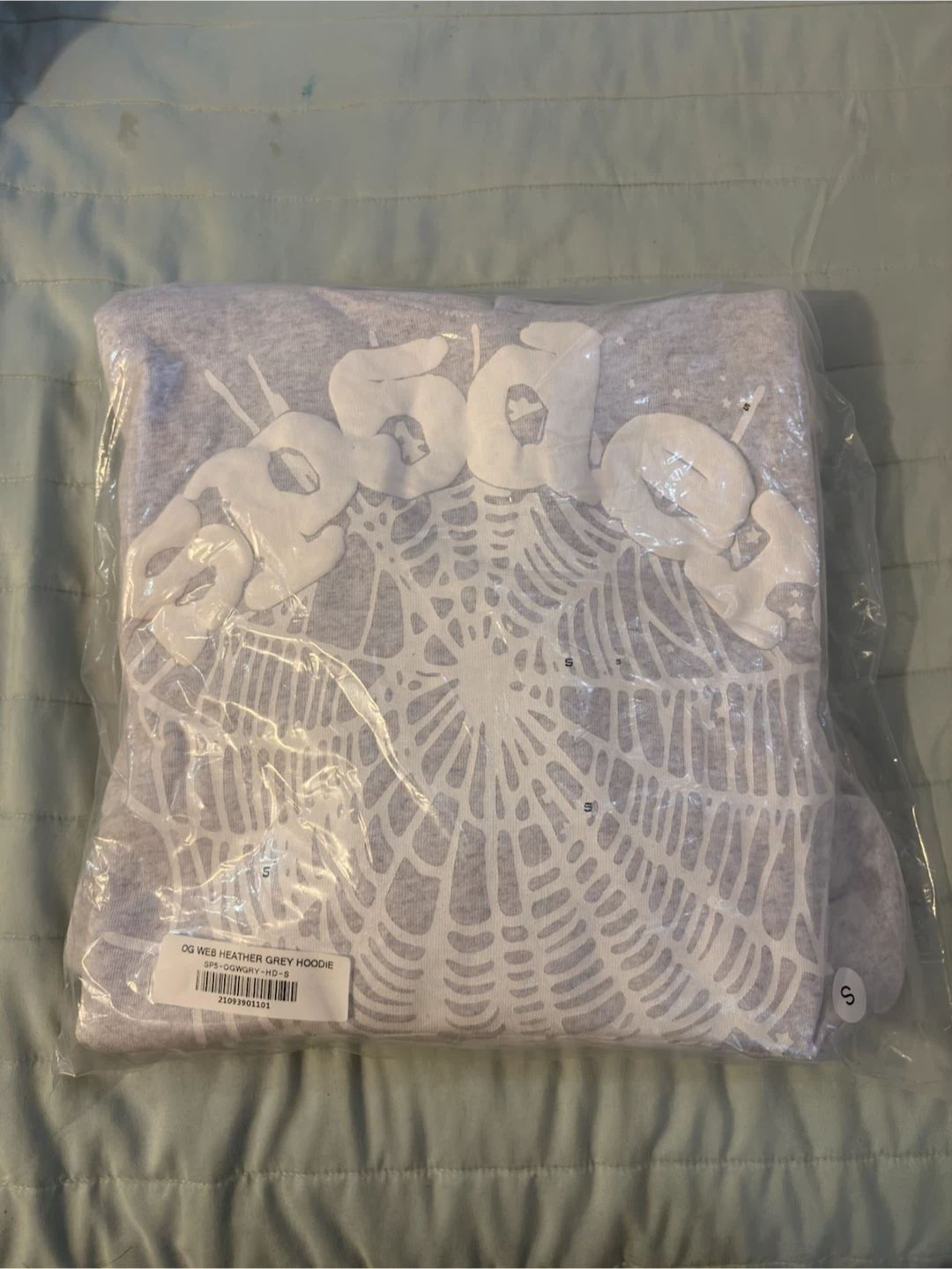 Gray OG Web Sp5der Hoodie