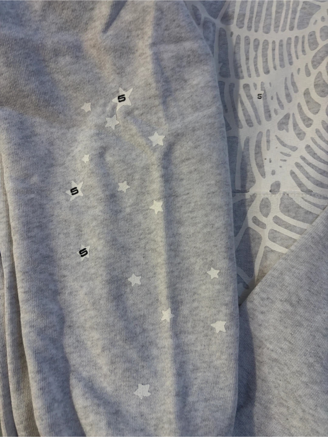Gray OG Web Sp5der Hoodie - photo 4