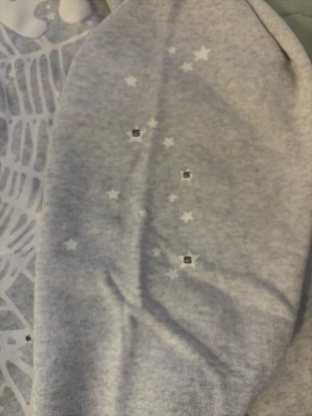 Gray OG Web Sp5der Hoodie - photo 5