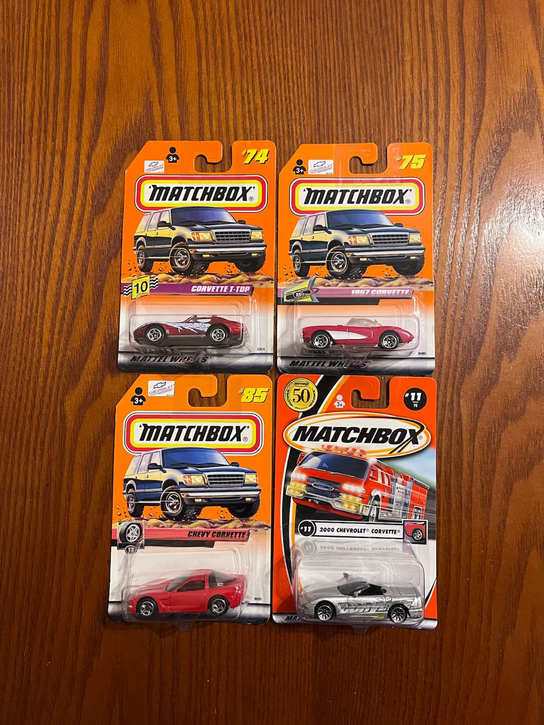 VINTAGE (1998-2001) MATCHBOX CORVETTE DIECAST