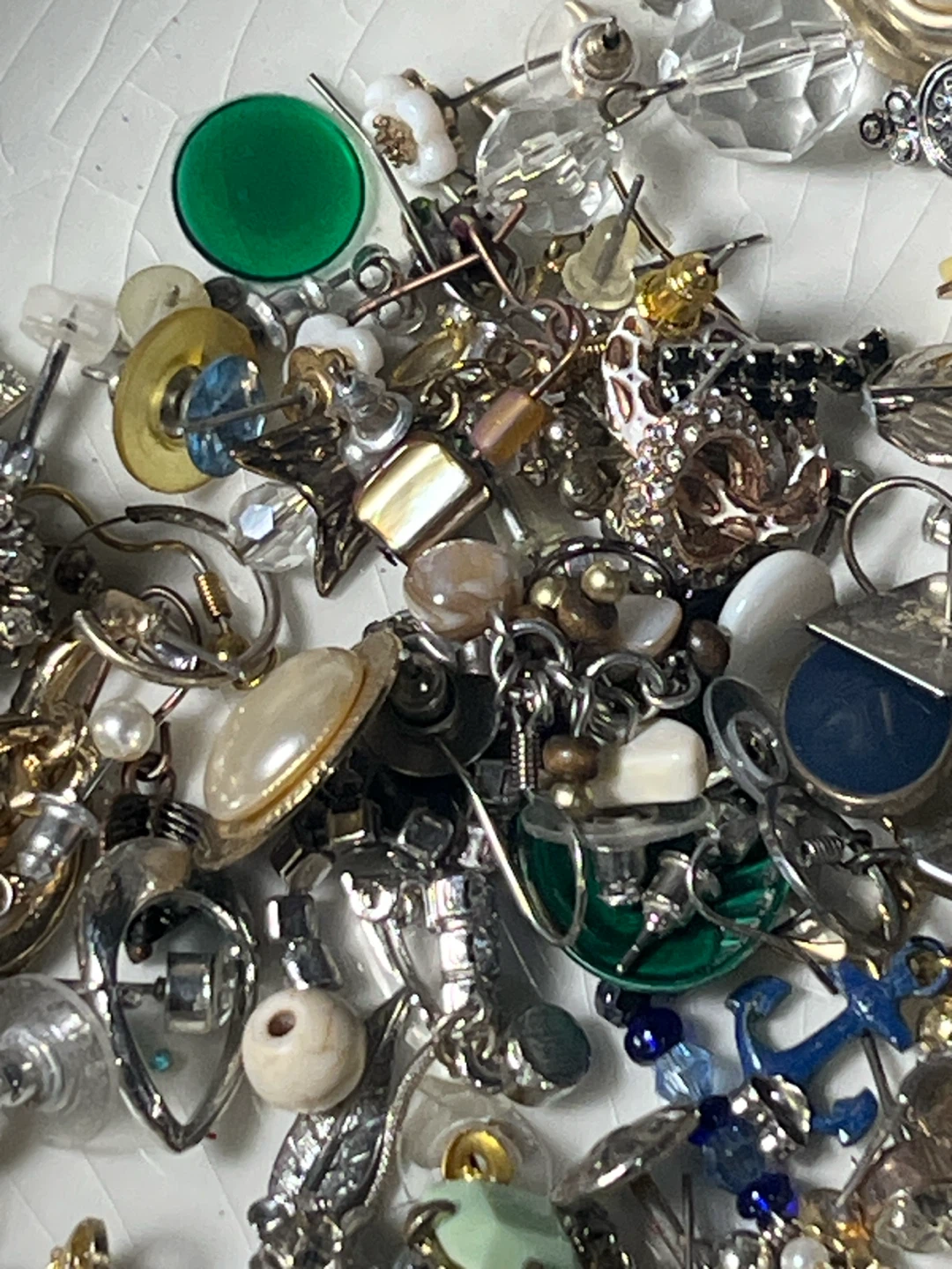$5 Jewelry Craft Scrap Bundle – Huge 1.7 lb Lot (No Gold/Silver) - photo 2
