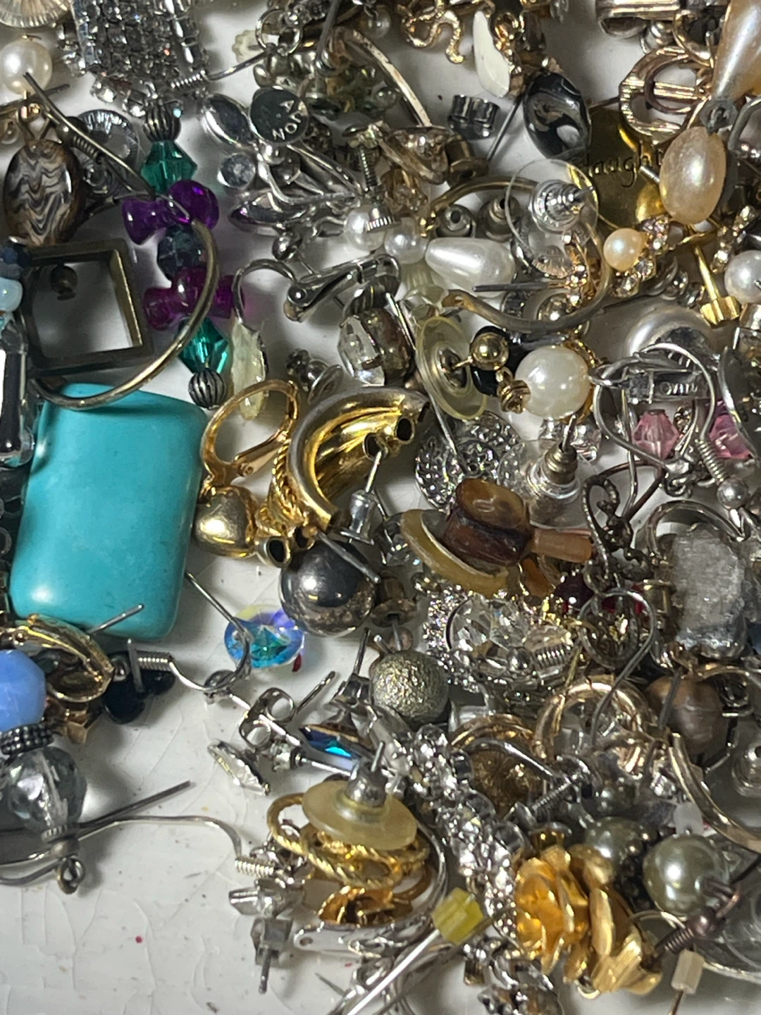 $5 Jewelry Craft Scrap Bundle – Huge 1.7 lb Lot (No Gold/Silver) - photo 4