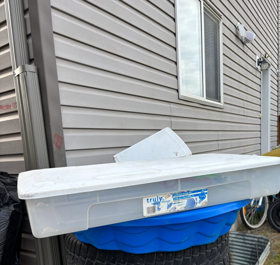 Plastic Storage Bin Set - photo 2