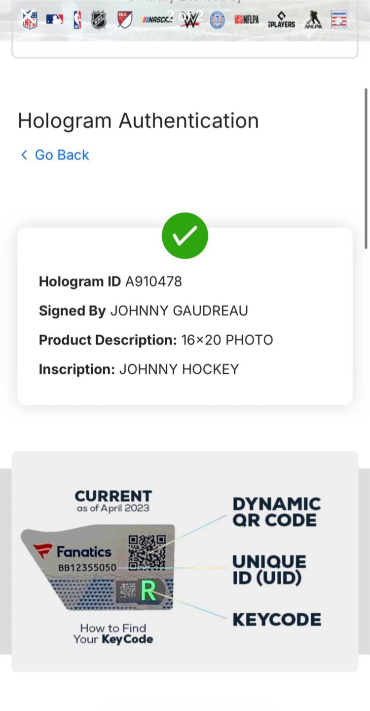 Johnny Gaudreau Signed 16x20 Calgary Flames Photo - photo 2