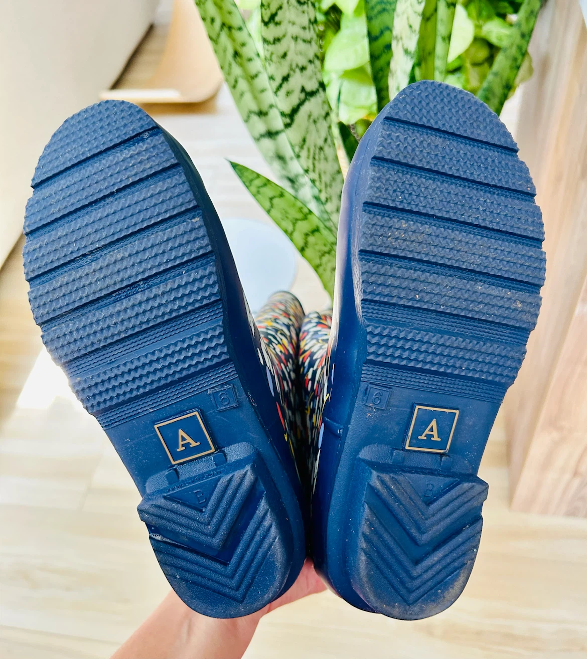 Anthropologie Floral Rain Boots – Women’s Size 6 🌸🌧️ - photo 3