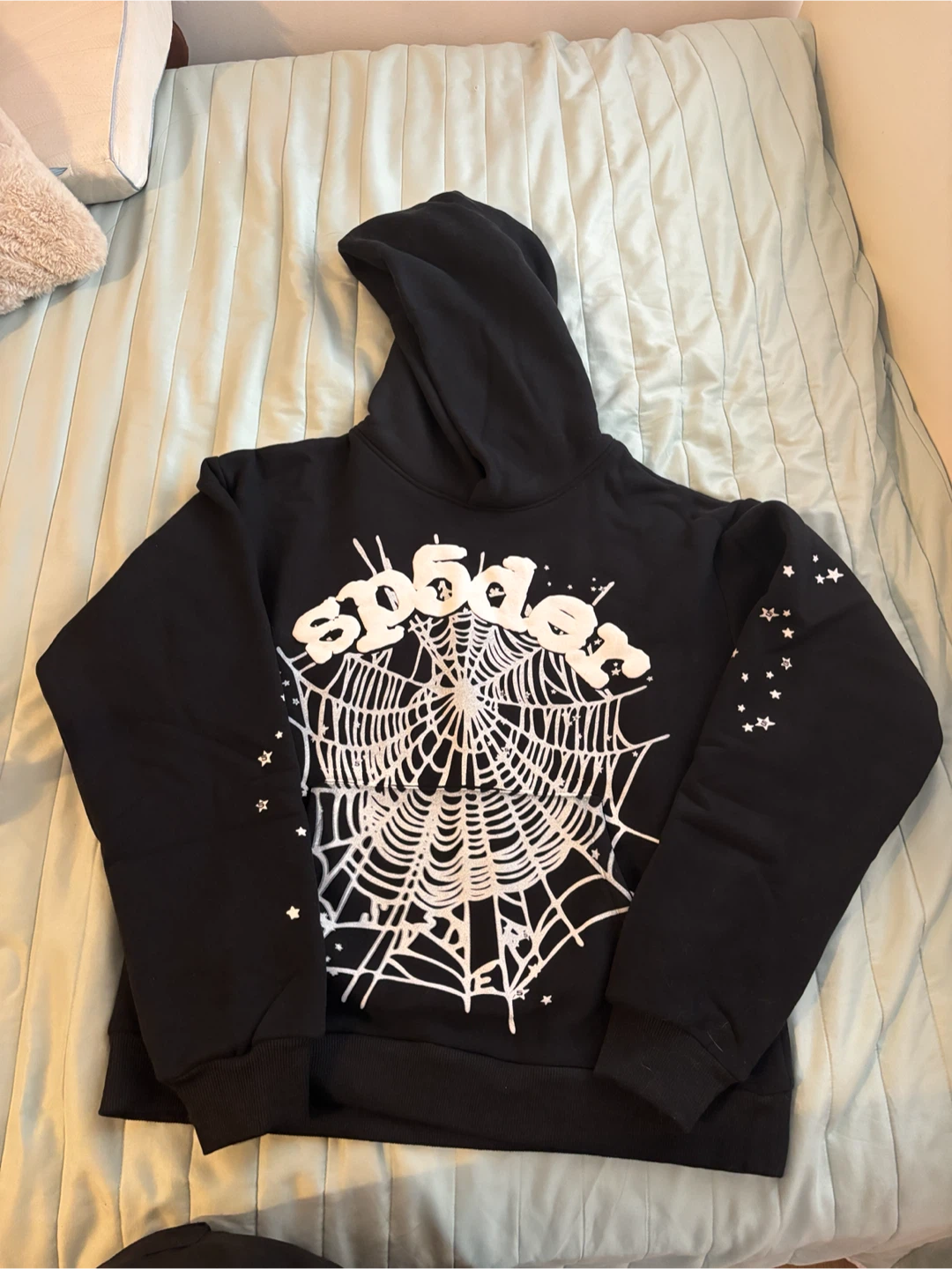 Black OG Web Sp5der Hoodie - photo 2