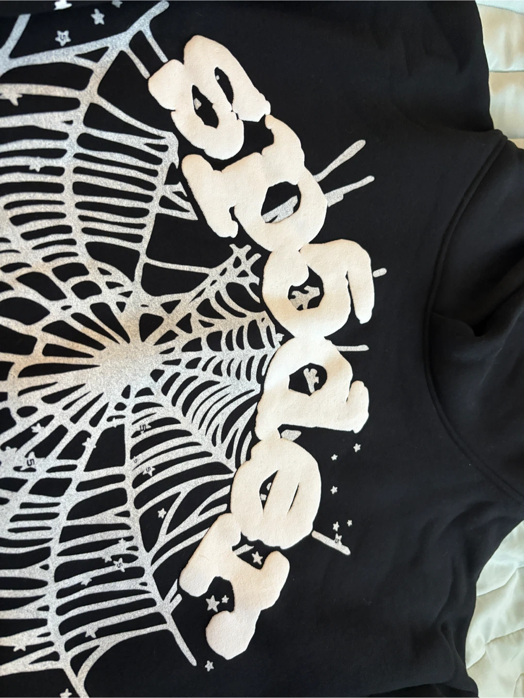 Black OG Web Sp5der Hoodie - photo 3