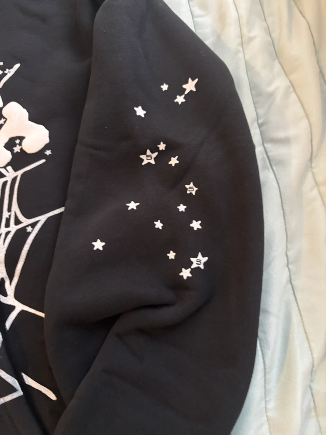 Black OG Web Sp5der Hoodie - photo 4