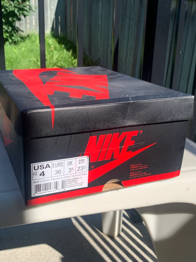 Kids Nike Jordan 1 Retro High Fragment - photo 4